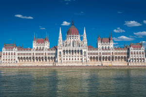 Decorative image for intern trevor hamilton's research on the information landscape of the 2026 hungary parliamentary election